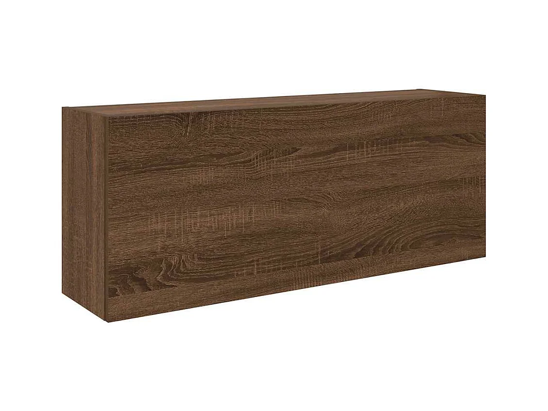 Armoire murale de bain chêne marron 100x25x40cm bois ingénierie