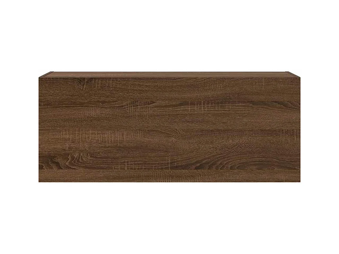 Armoire murale de bain chêne marron 100x25x40cm bois ingénierie