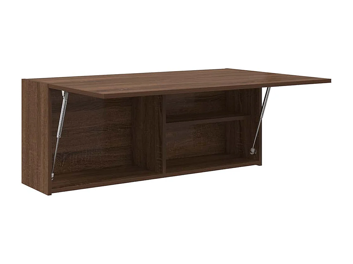 Armoire murale de bain chêne marron 100x25x40cm bois ingénierie