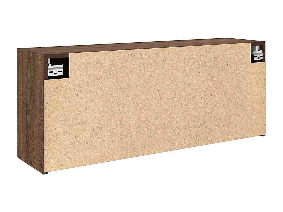 Armoire murale de bain chêne marron 100x25x40cm bois ingénierie