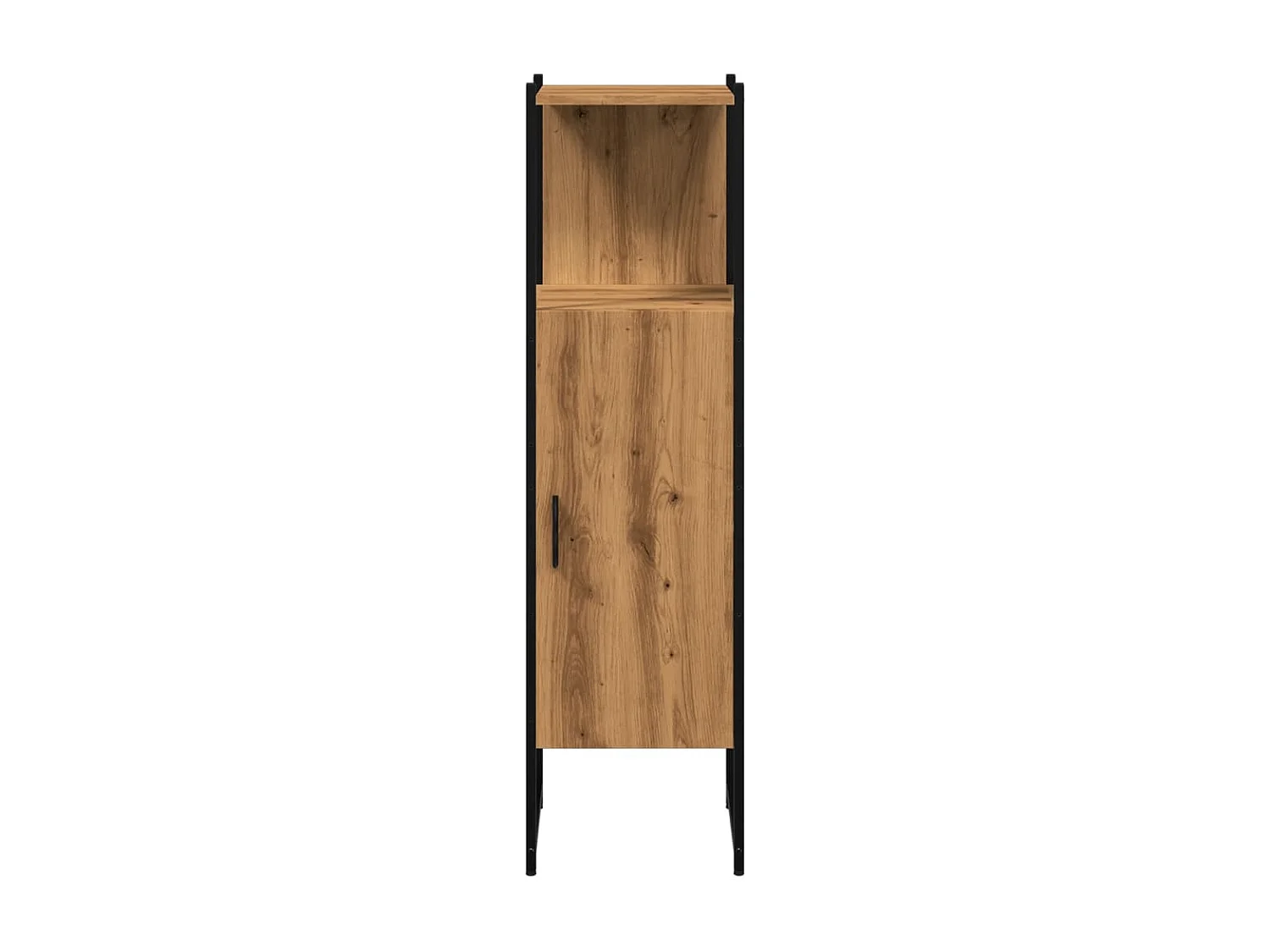 Armoire de salle de bain chêne artisanal 33x33x120,5 cm