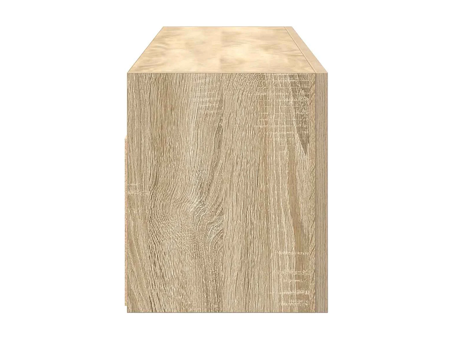 Mueble de baño de pared roble Sonoma 100x25x30cm madera de ingeniería