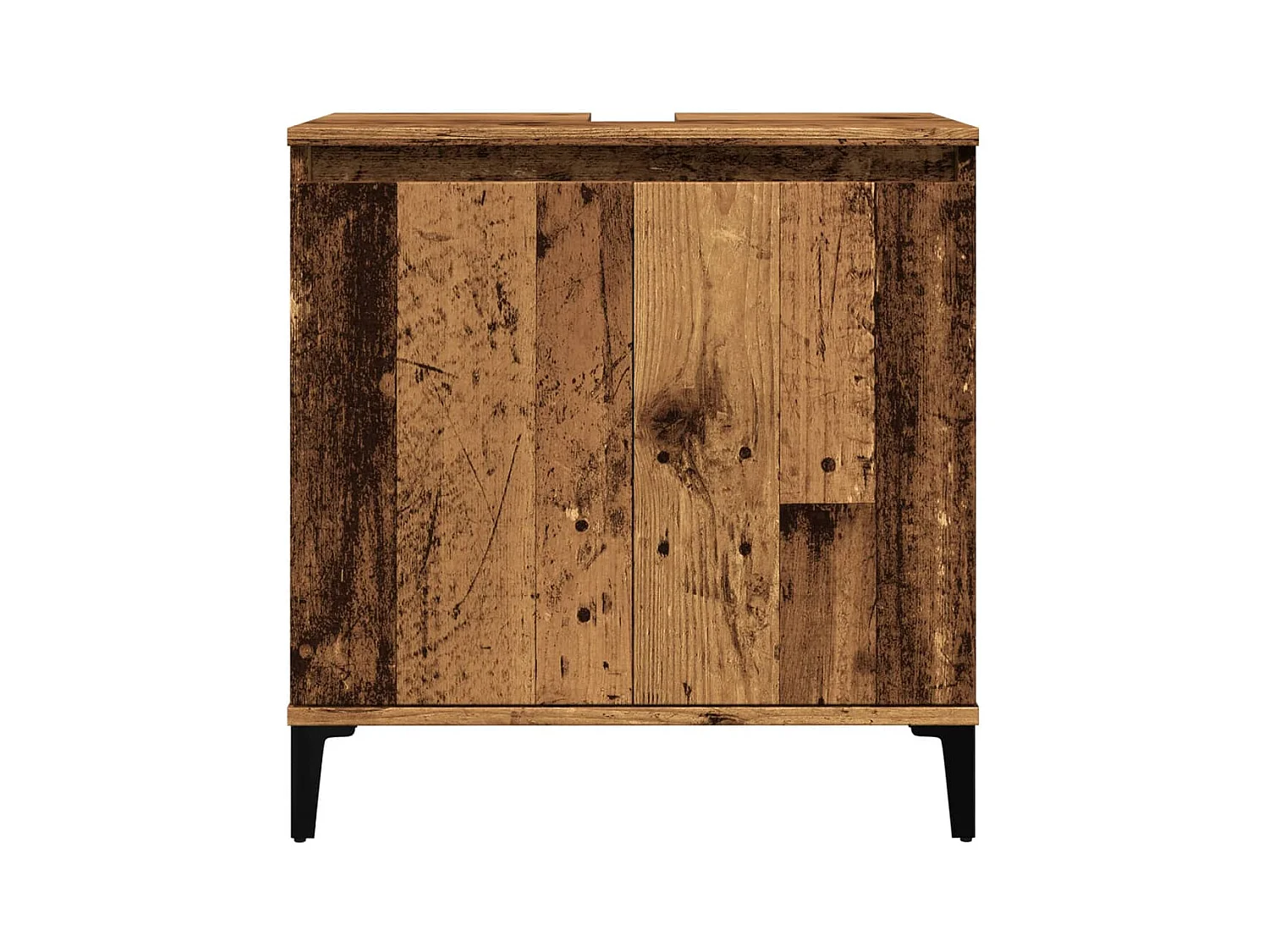 Armoire d'évier vieux bois 58x33x60 cm bois d'ingénierie