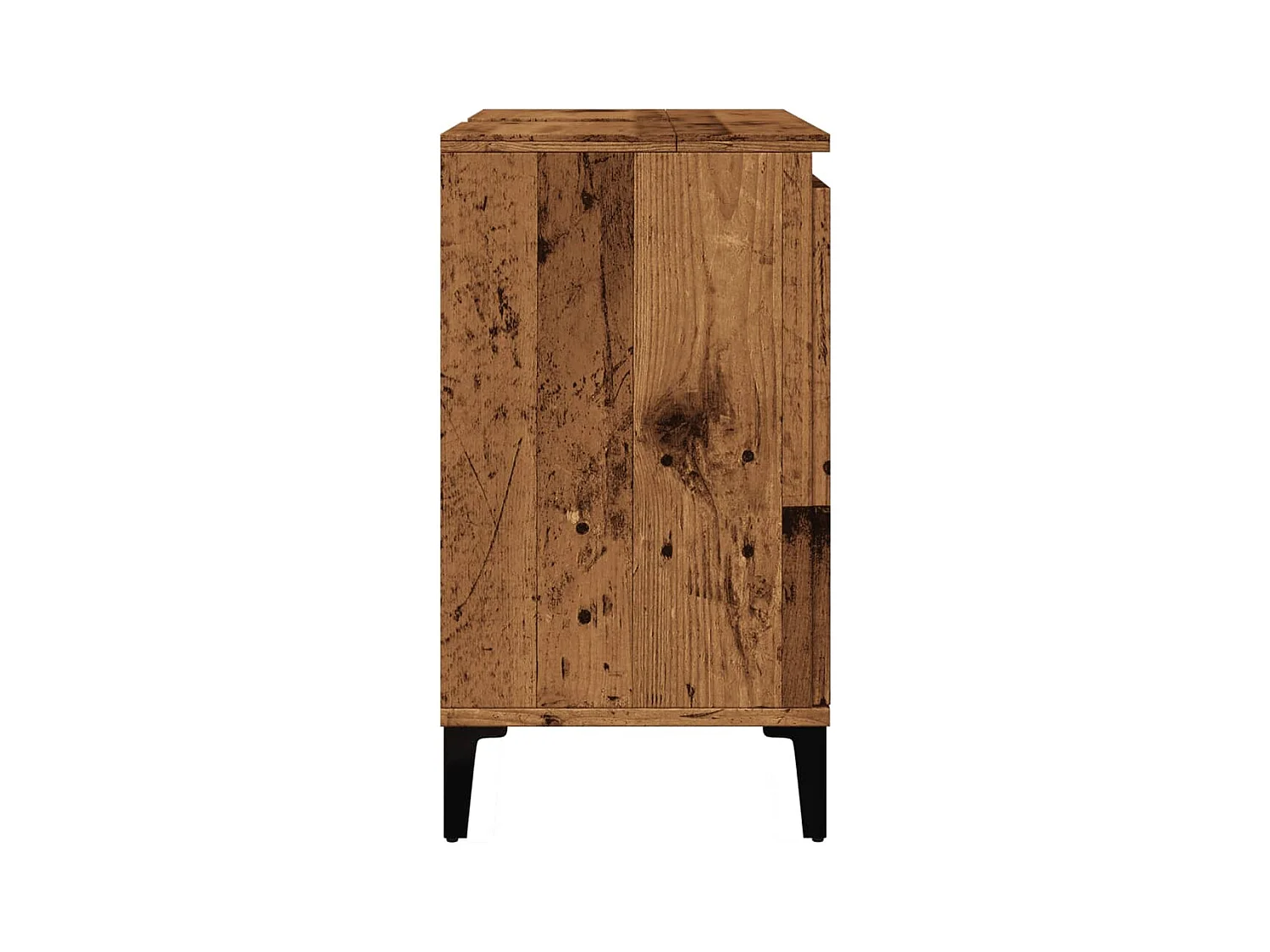 Armoire d'évier vieux bois 58x33x60 cm bois d'ingénierie