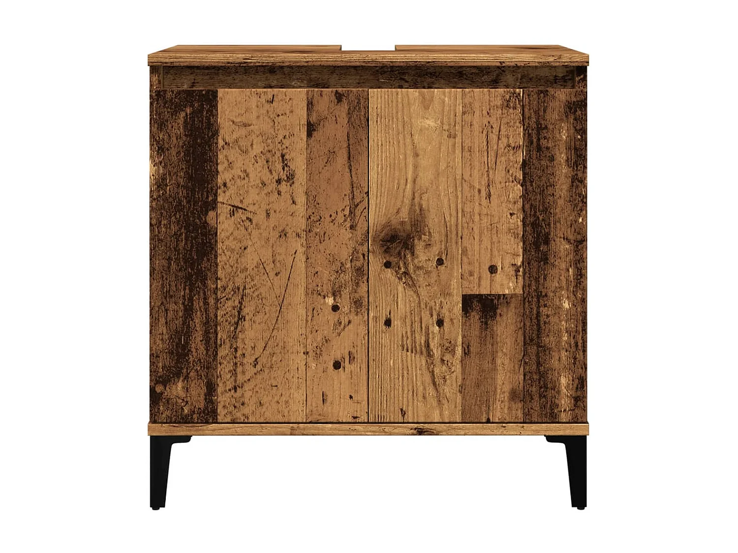 Altholz Waschbeckenunterschrank 58x33x60 cm Holzwerkstoff