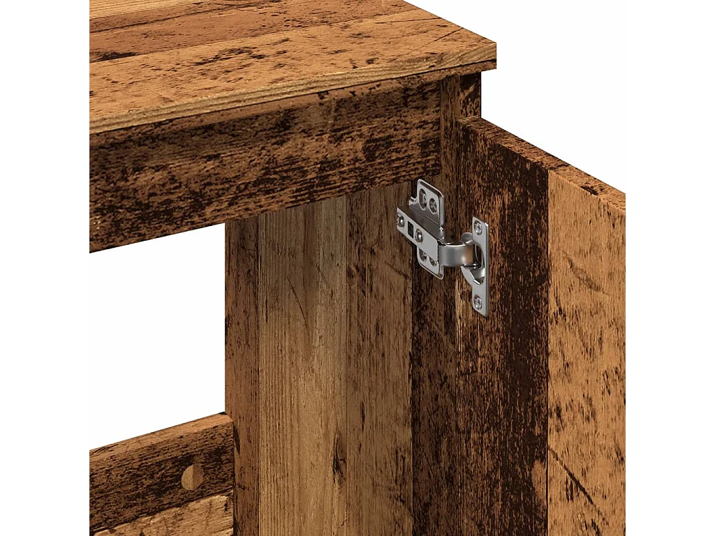 Altholz Waschbeckenunterschrank 58x33x60 cm Holzwerkstoff