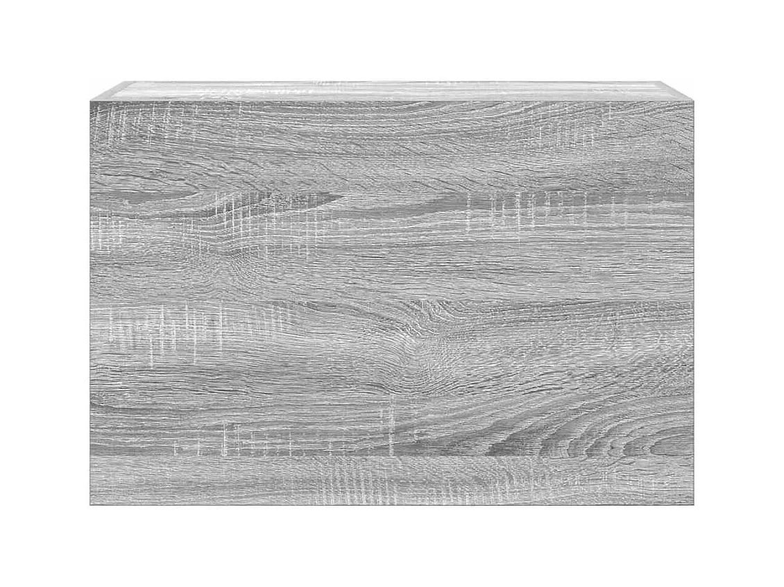 Armoire murale de bain sonoma gris 60x25x40cm bois d'ingénierie