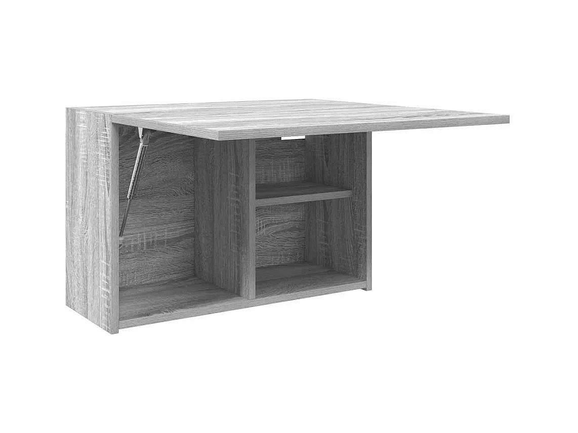 Armoire murale de bain sonoma gris 60x25x40cm bois d'ingénierie