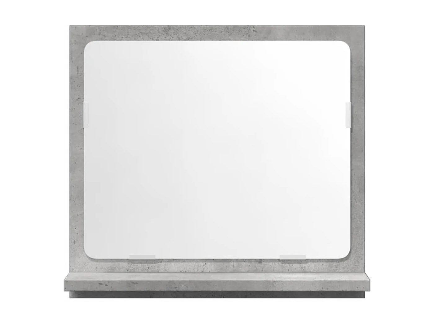 Armoire à miroir de salle de bain gris béton bois d'ingénierie