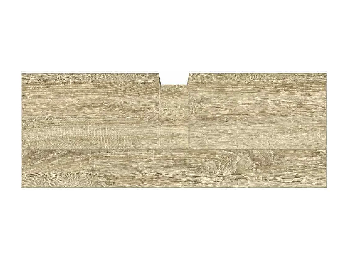 Armoire lavabo de salle de bain chêne sonoma 80x30x60 cm