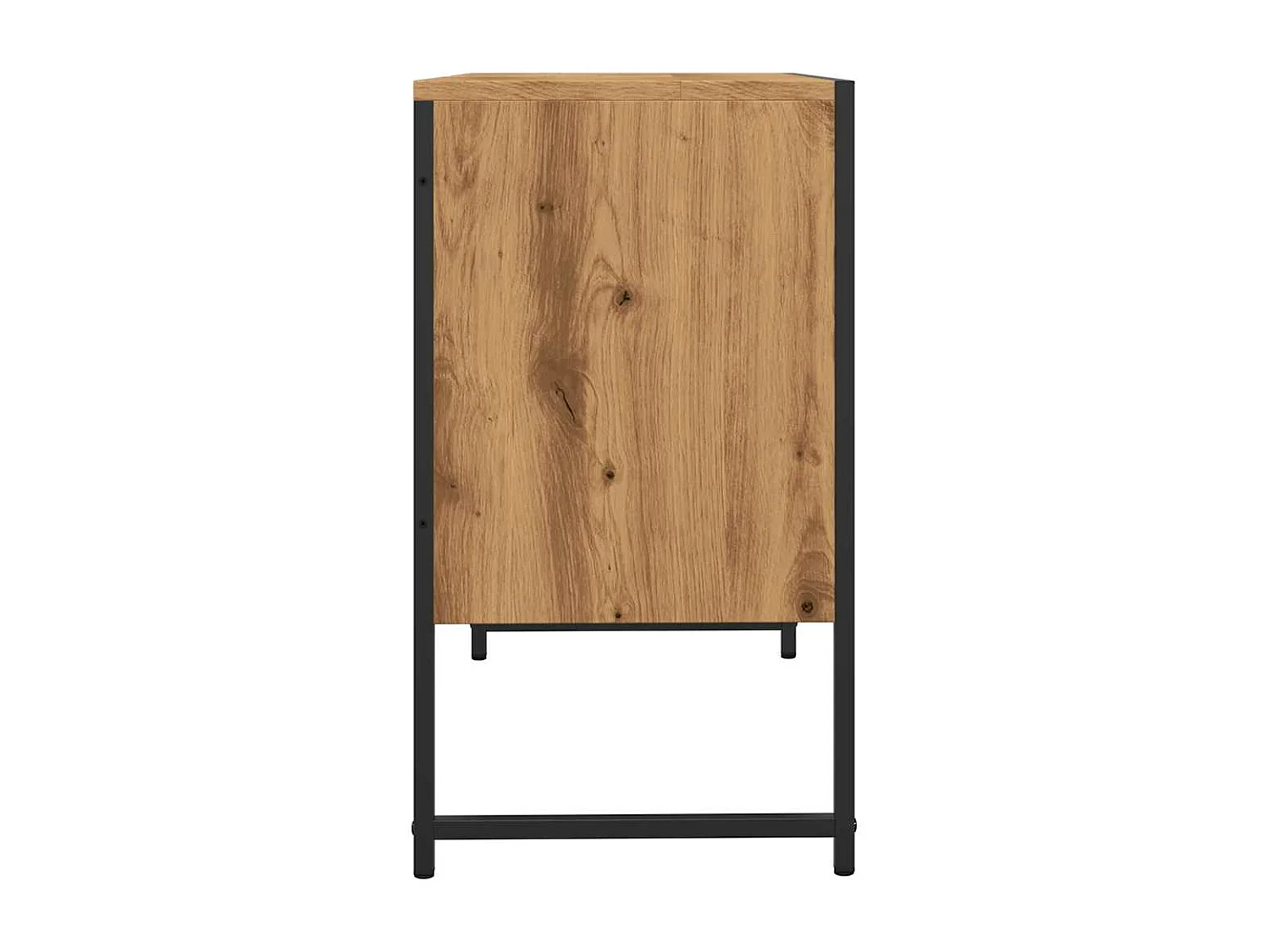 Mobile lavabo bagno artigianale in rovere 65x33x60 cm