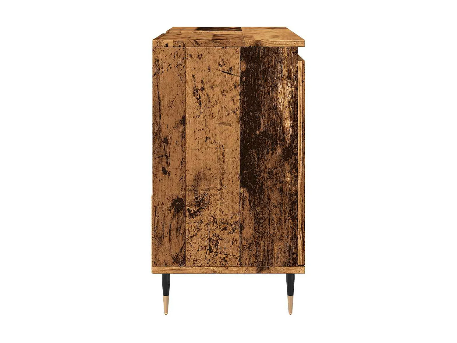 Mueble de baño madera vieja 65x33x60 cm madera contrachapada