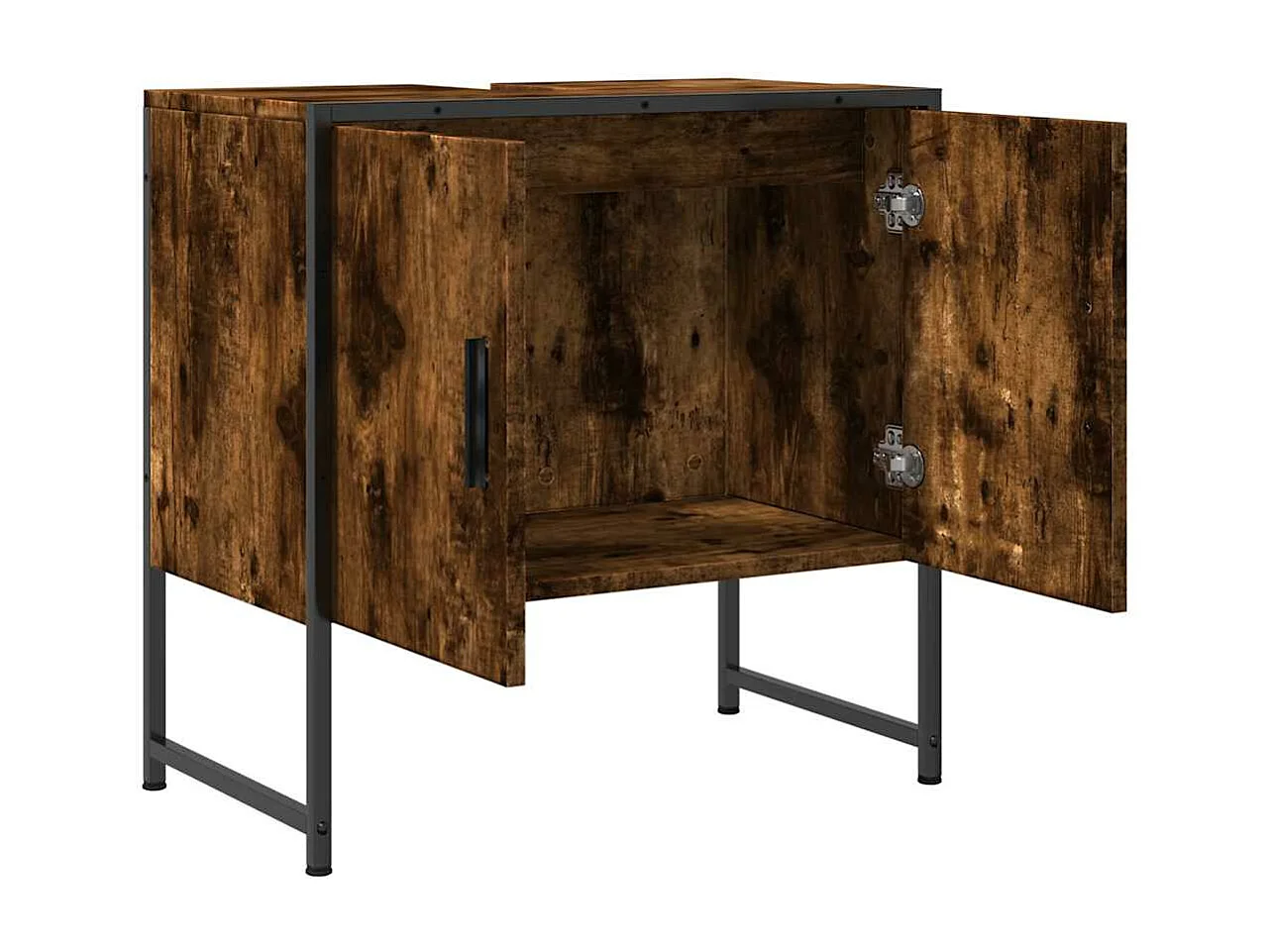 Mobile lavabo bagno rovere fumé 60x33x60 cm