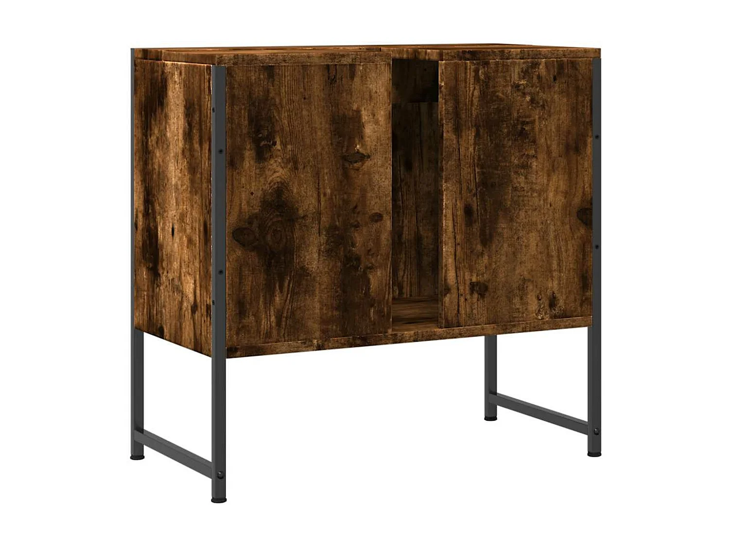 Mobile lavabo bagno rovere fumé 60x33x60 cm