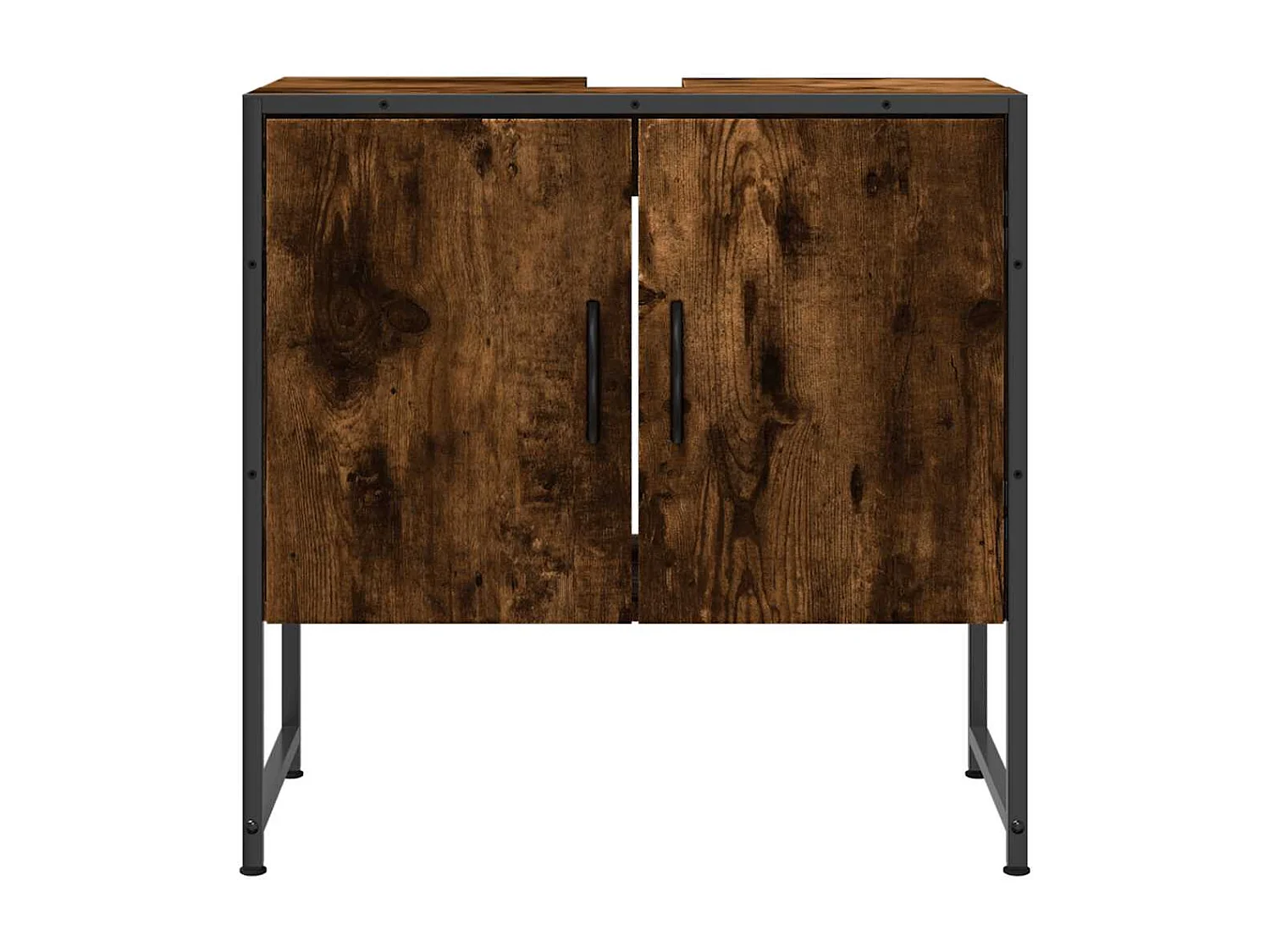 Mobile lavabo bagno rovere fumé 60x33x60 cm