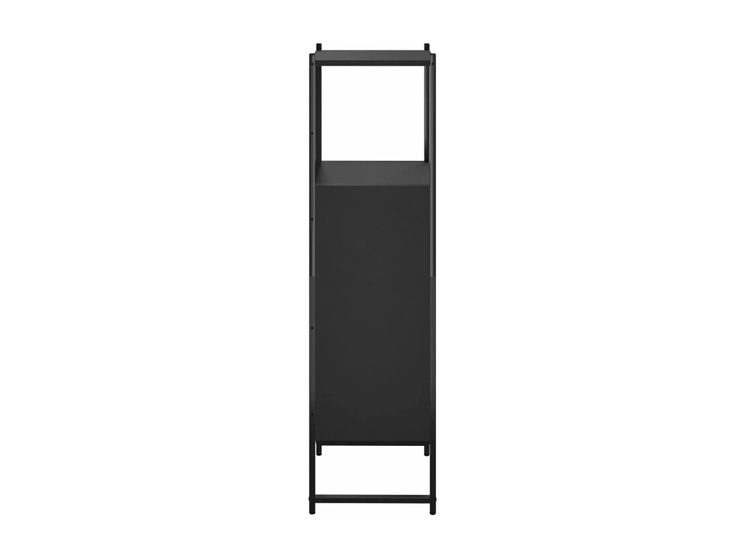 Mobile bagno nero 33x33x120,5 cm in legno ingegnerizzato