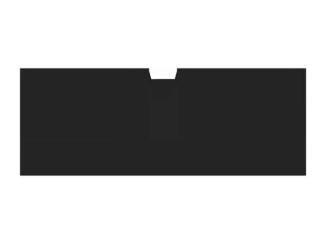 Armoire lavabo de salle de bain noir 80x30x60 cm