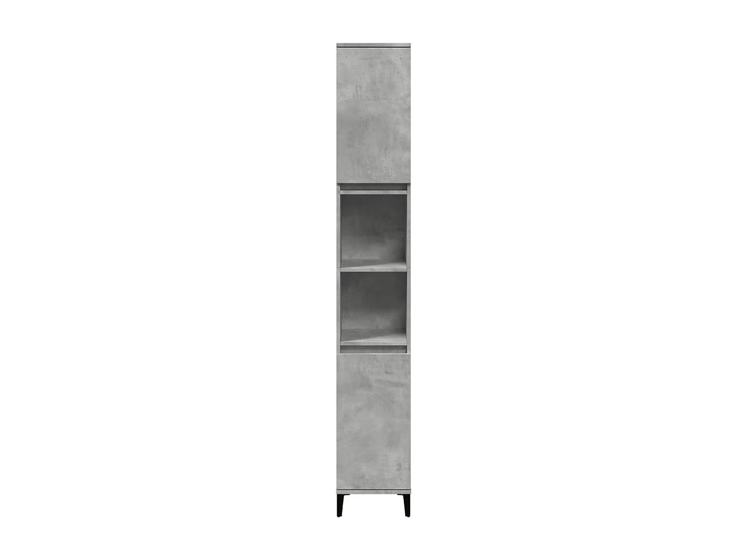 Armoire de salle de bain gris béton 30x30x190 cm