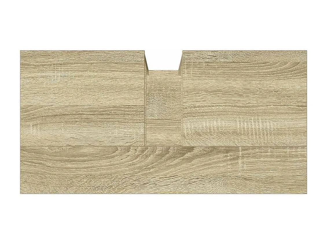 Armoire lavabo de salle de bain chêne sonoma 60x30x60 cm