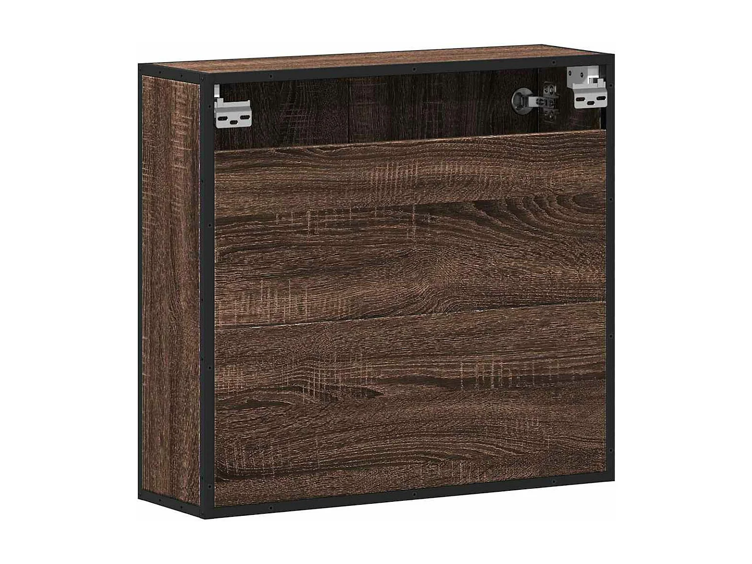 Armoire à miroir de salle de bain chêne marron bois ingénierie