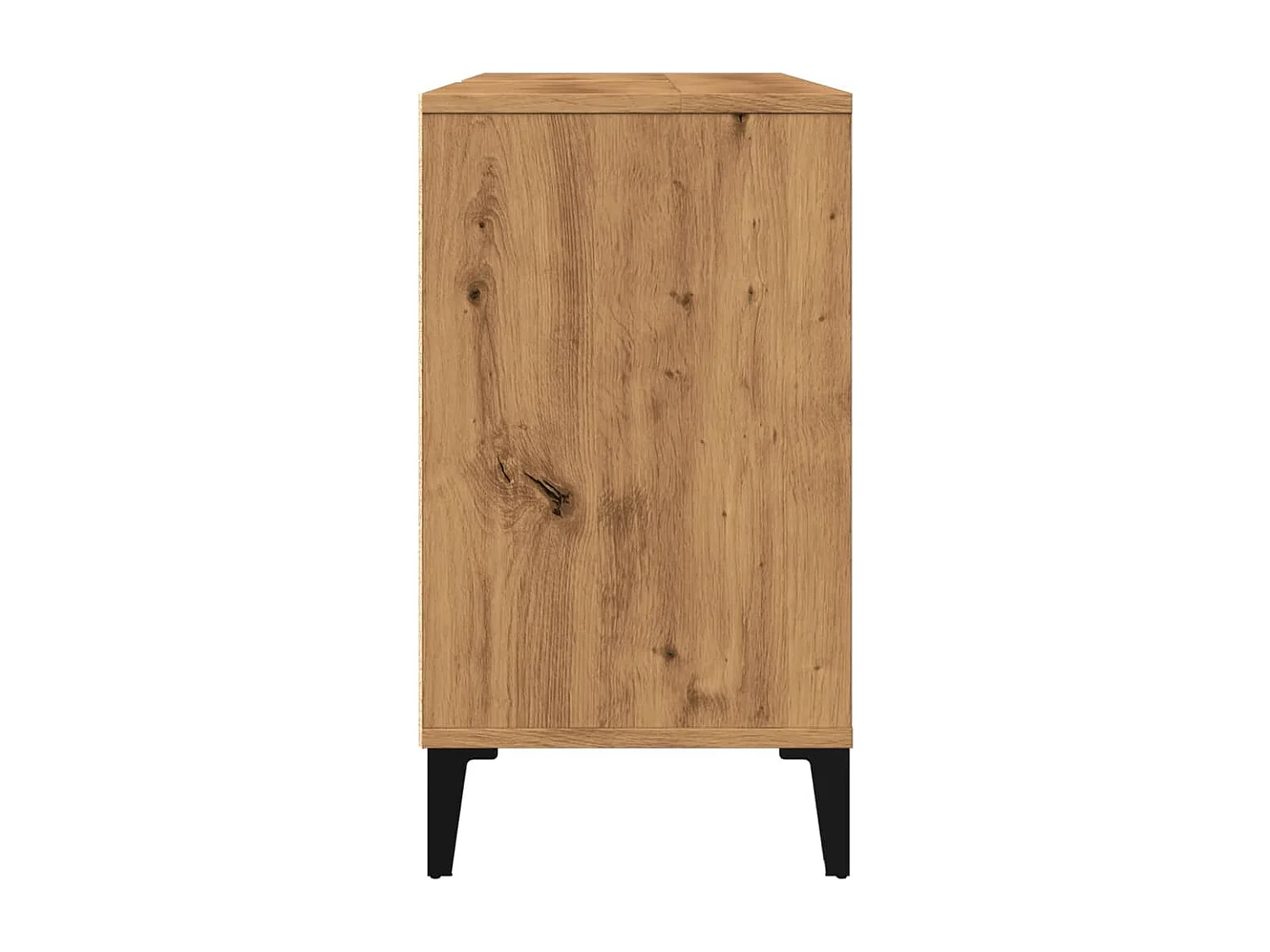 Mueble lavabo roble craft 80x33x60 cm madera de ingeniería