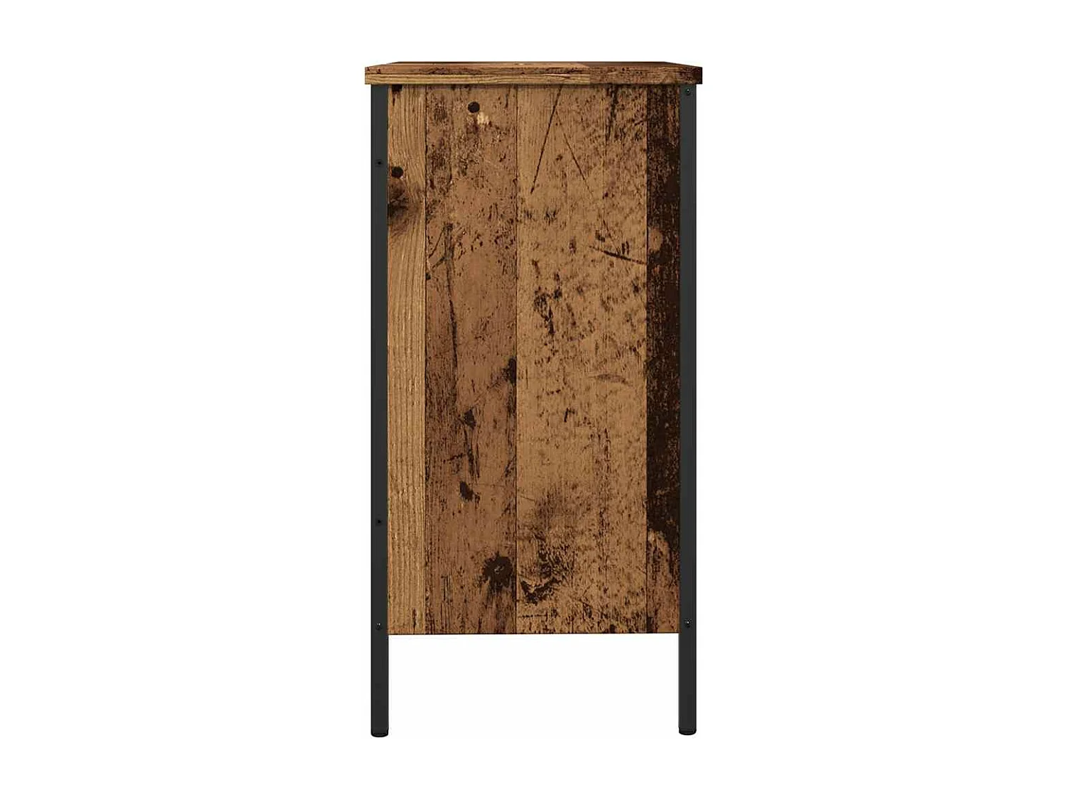 Armoire lavabo vieux bois 60x30x60 cm bois d'ingénierie