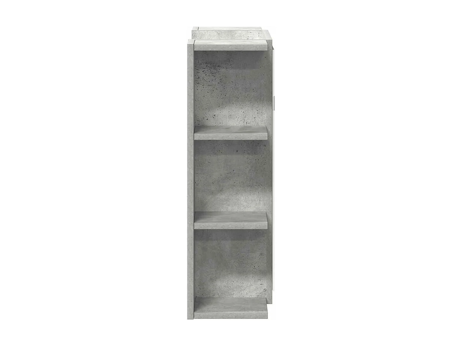 Armoire à miroir de bain Gris béton 80x20,5x64 cm Aggloméré