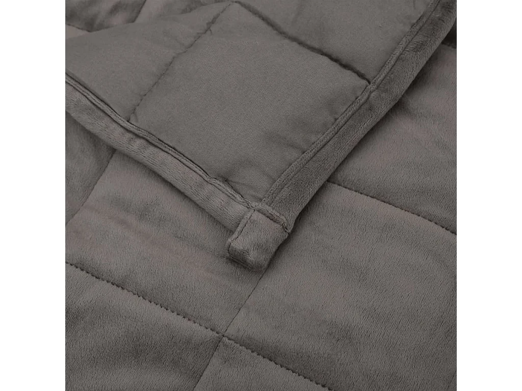 Coperta ponderata Grigio 155x220 cm 7 kg Tessuto