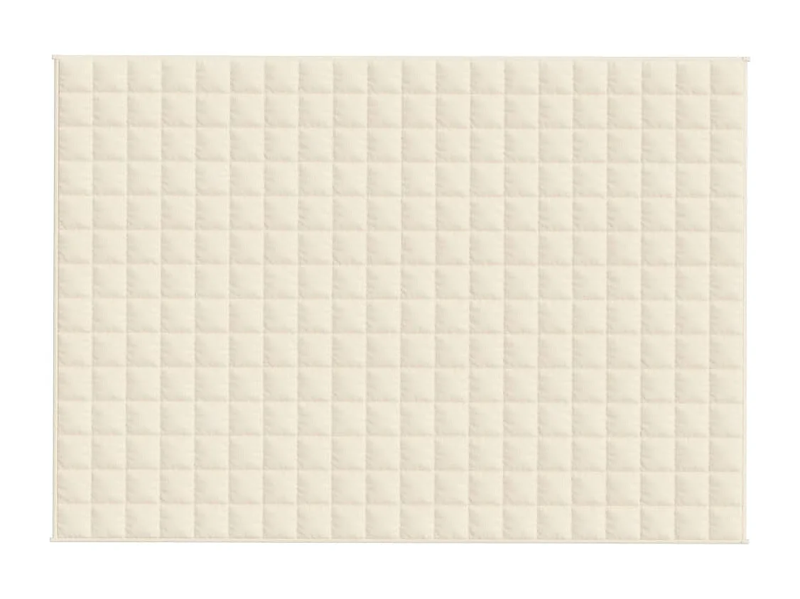 Gewichtsdecke Light Cream 140x200 cm 6 kg Stoff