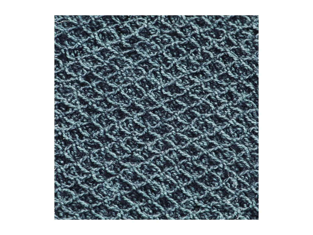 Couverture en coton 220 x 250 cm Bleu indigo