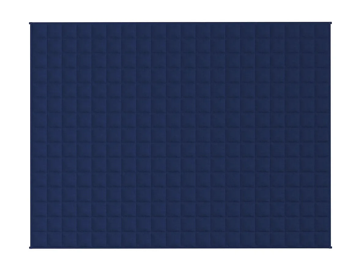 Couverture lestée Bleu 152x203 cm 7 kg Tissu