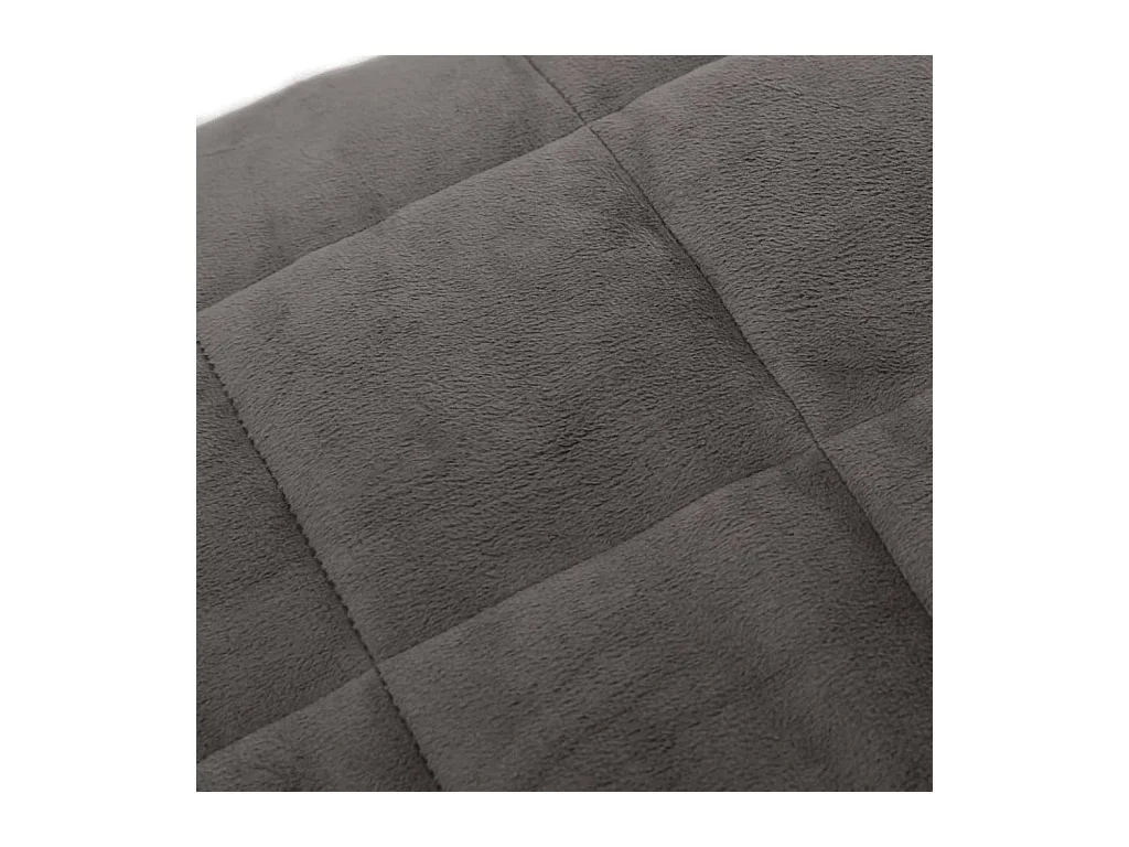 Manta con peso Gris 220x260 cm 11 kg Tejido