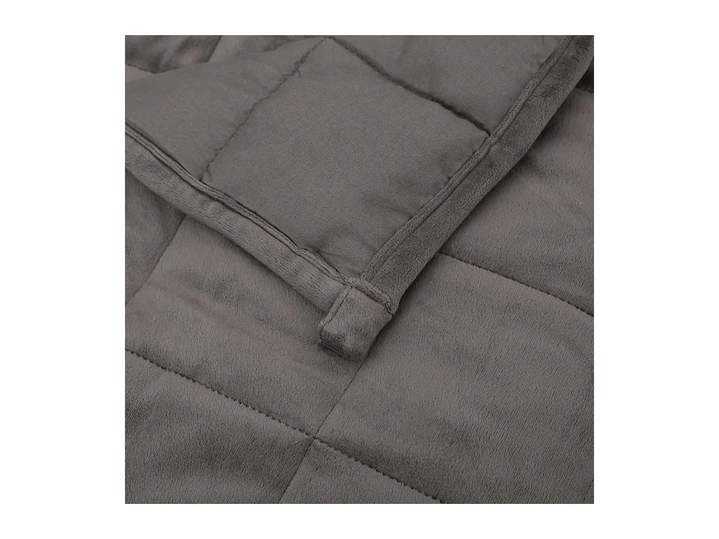 Manta con peso Gris 220x260 cm 11 kg Tejido