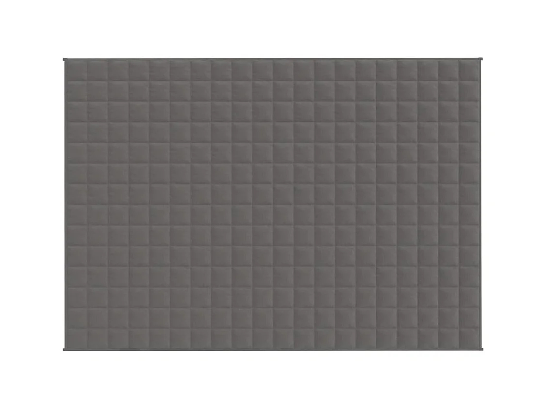 Verzwaarde deken Grijs 140x200 cm 10 kg Stof