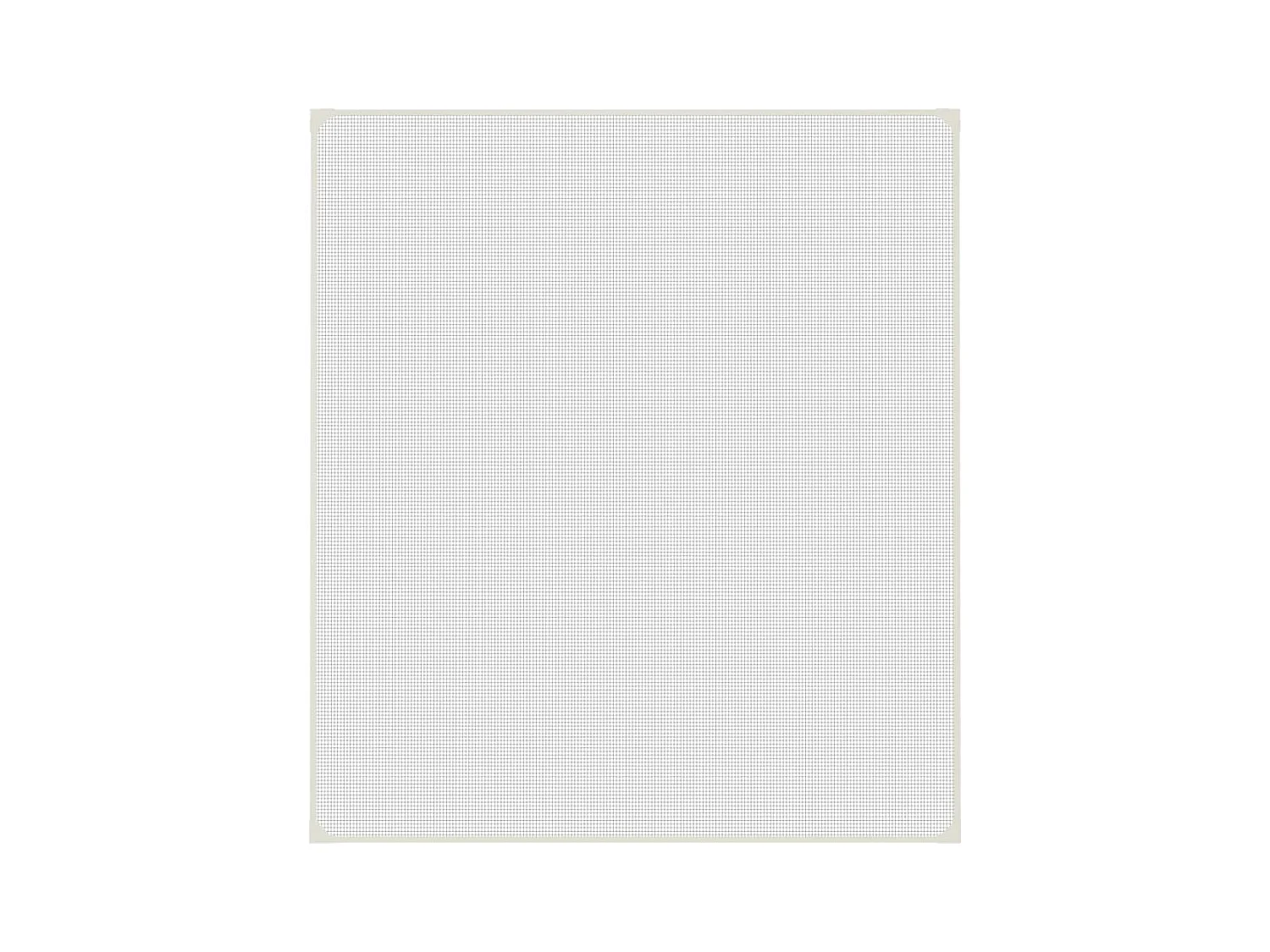 Moustiquaire magnétique pour fenêtres blanc 130x150 cm