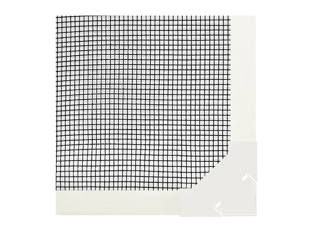 Moustiquaire magnétique pour fenêtres blanc 130x150 cm