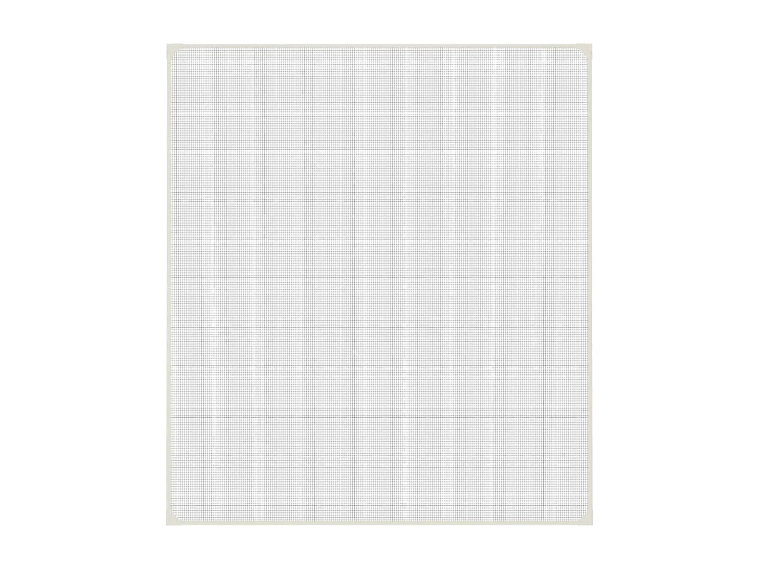 Moustiquaire magnétique pour fenêtres blanc 130x150 cm