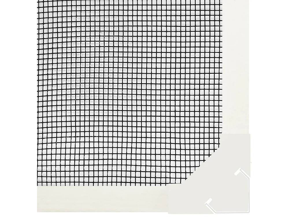 Moustiquaire magnétique pour fenêtres blanc 130x150 cm