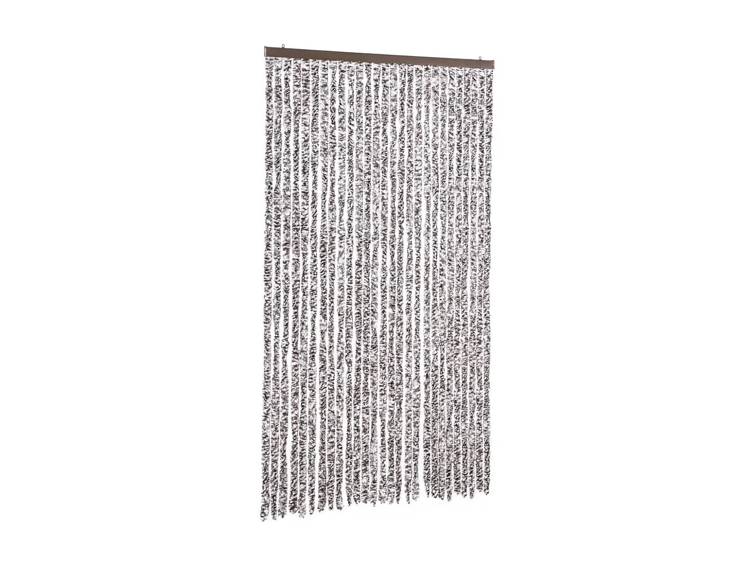 Braunes und beiges Moskitonetz 118x220 cm Chenille
