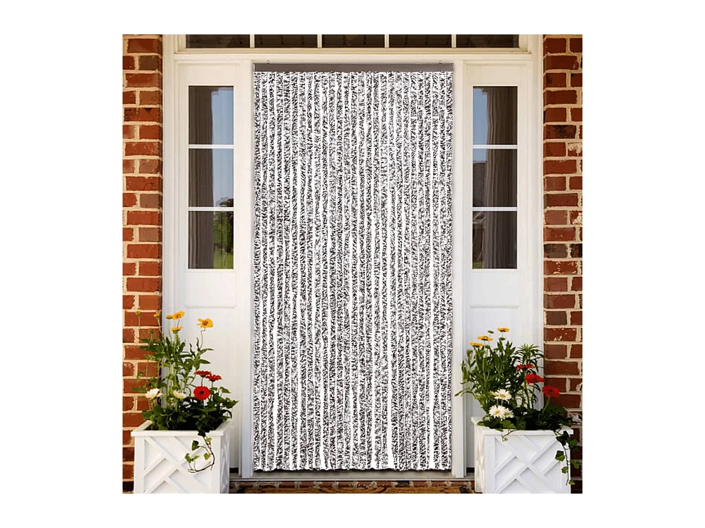 Moustiquaire marron et beige 118x220 cm chenille
