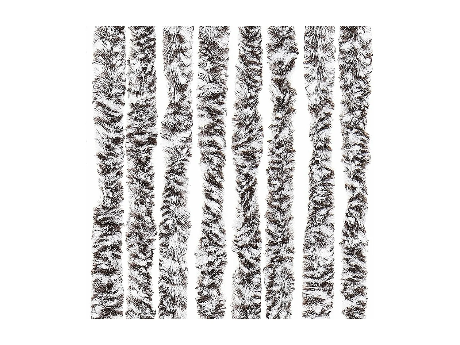 Moustiquaire marron et beige 118x220 cm chenille