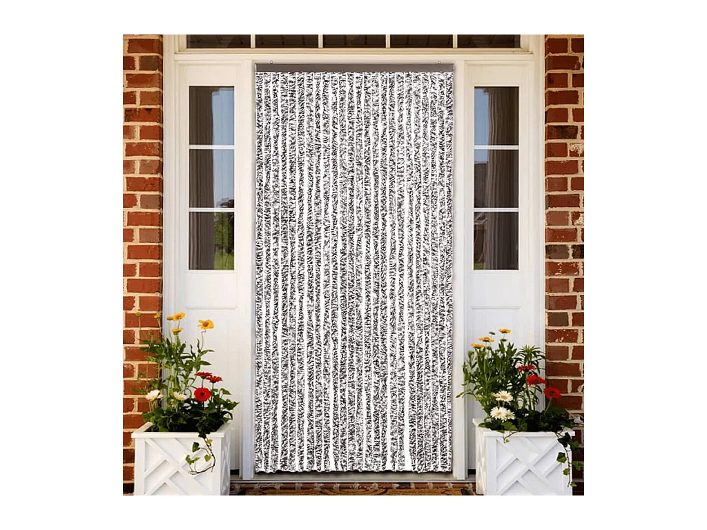Moustiquaire Marron et beige 100 x 220 cm Chenille