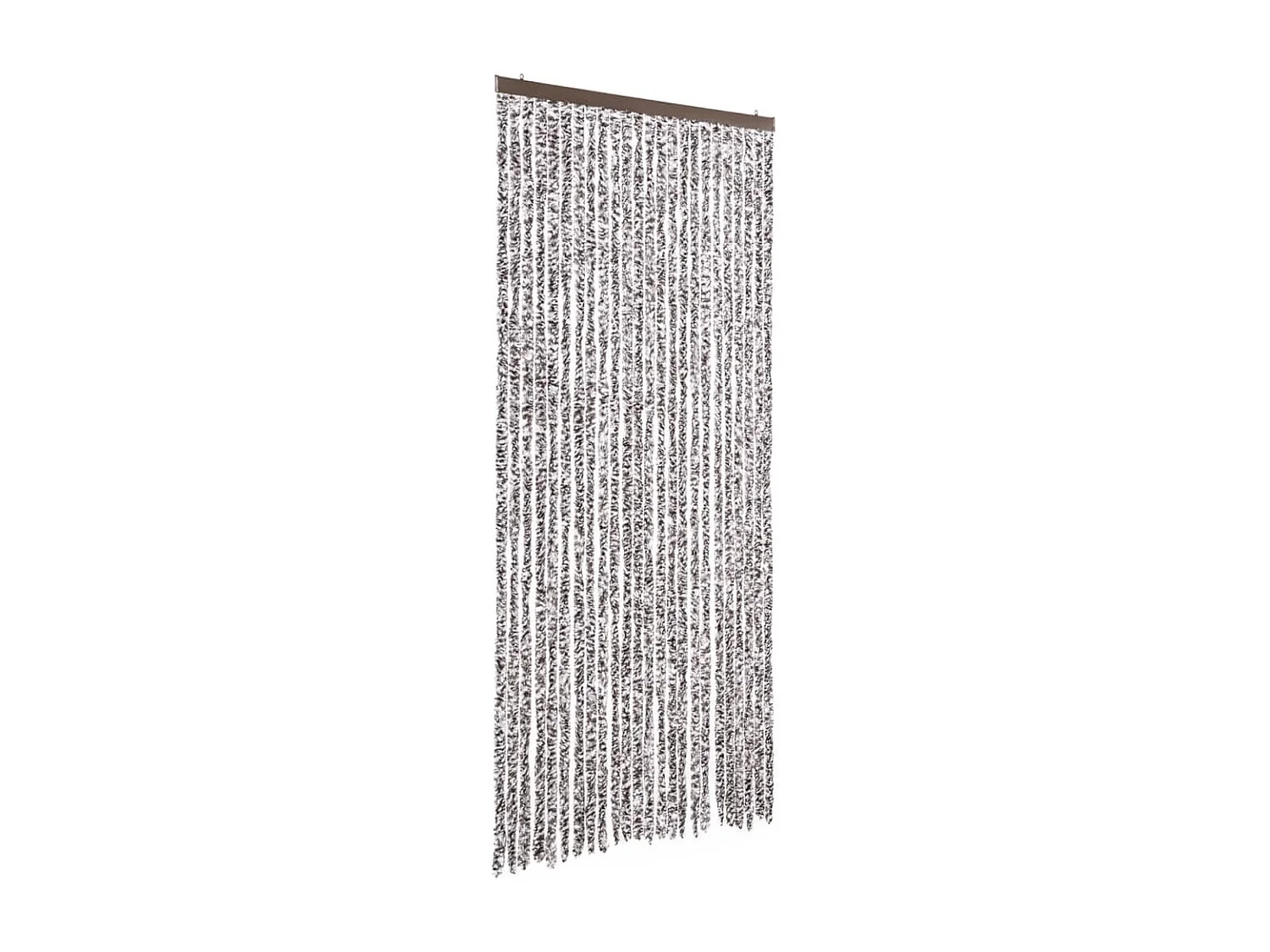 Bruin en beige klamboe 100 x 220 cm Chenille