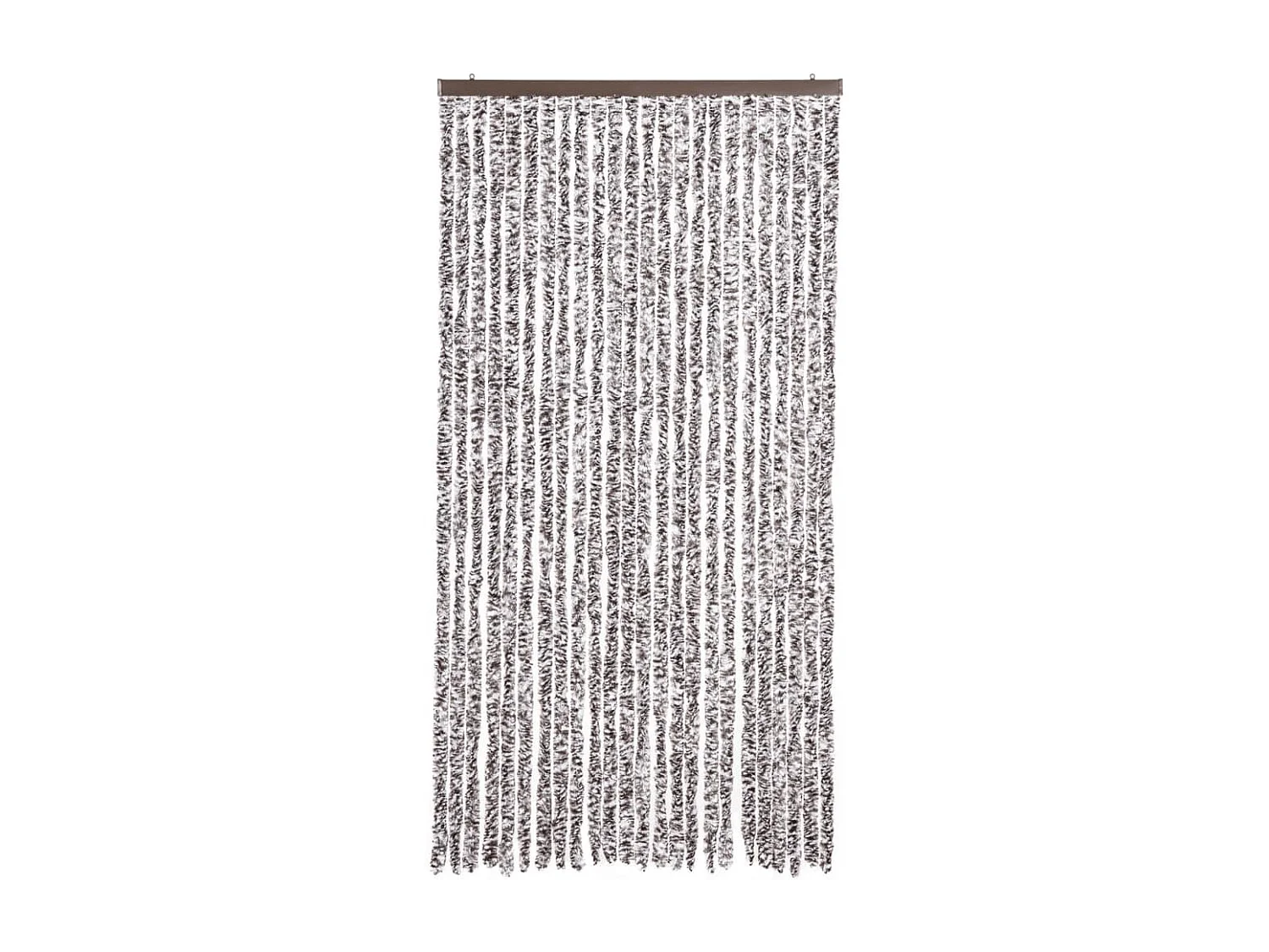 Bruin en beige klamboe 100 x 220 cm Chenille