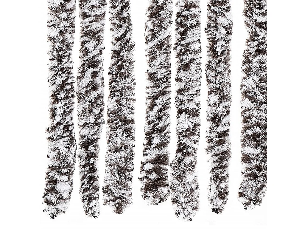 Bruin en beige klamboe 100 x 220 cm Chenille