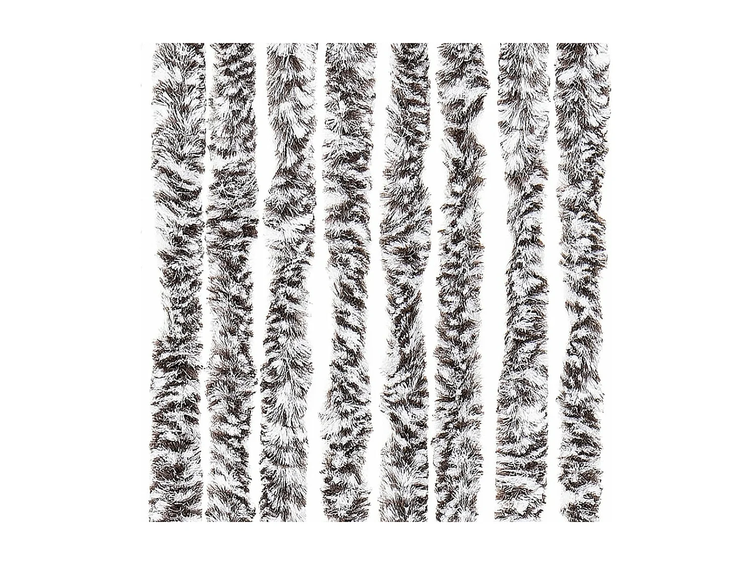 Bruin en beige klamboe 100 x 220 cm Chenille