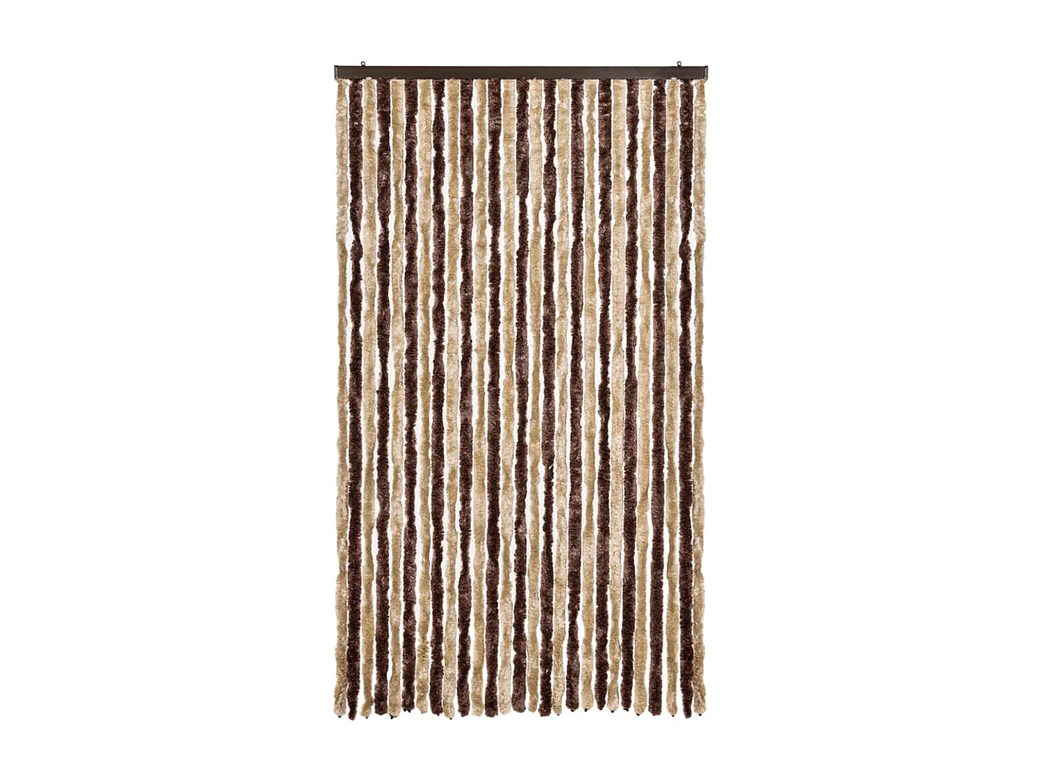 Moskitonetz aus Chenille, beige und hellbraun, 118x220 cm