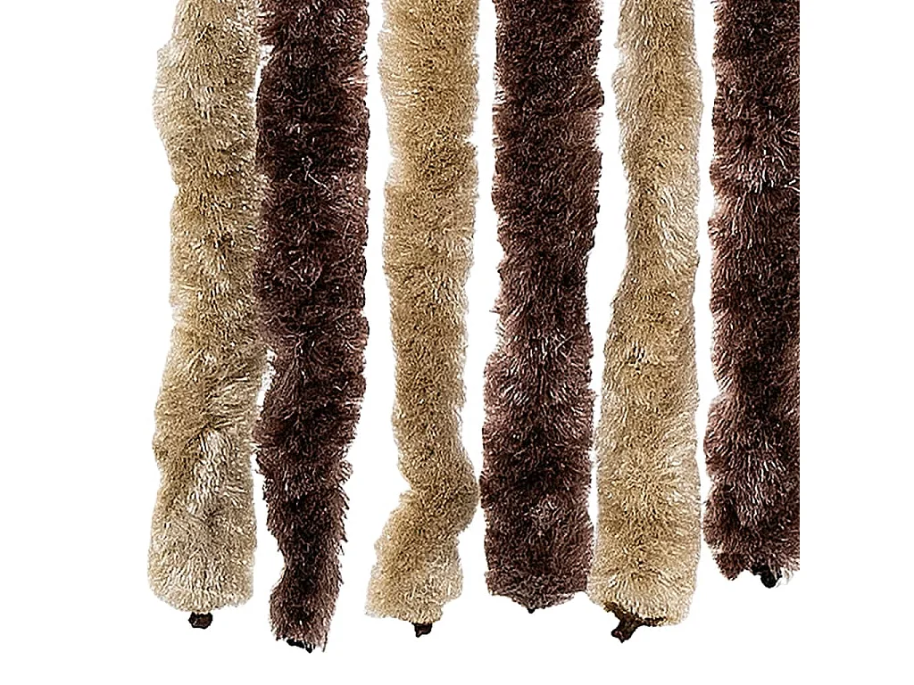 Moskitonetz aus Chenille, beige und hellbraun, 118x220 cm