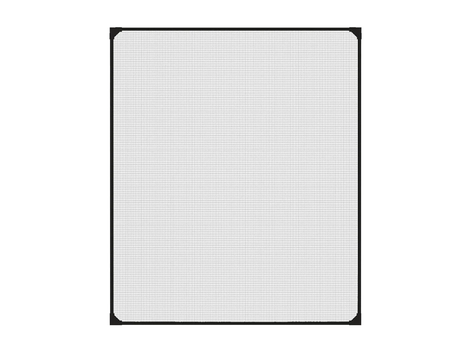 Magnetisch hor voor ramen antraciet 100x120 cm