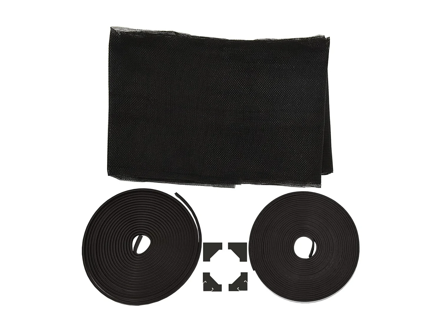 Moustiquaire magnétique pour fenêtres anthracite 100x120 cm